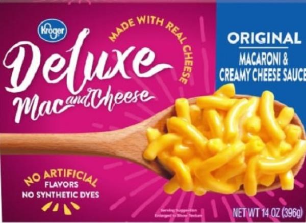 KROGER Deluxe Mac & Cheese 'Original' Macaroni & Creamy Cheese Sauce 396 gr